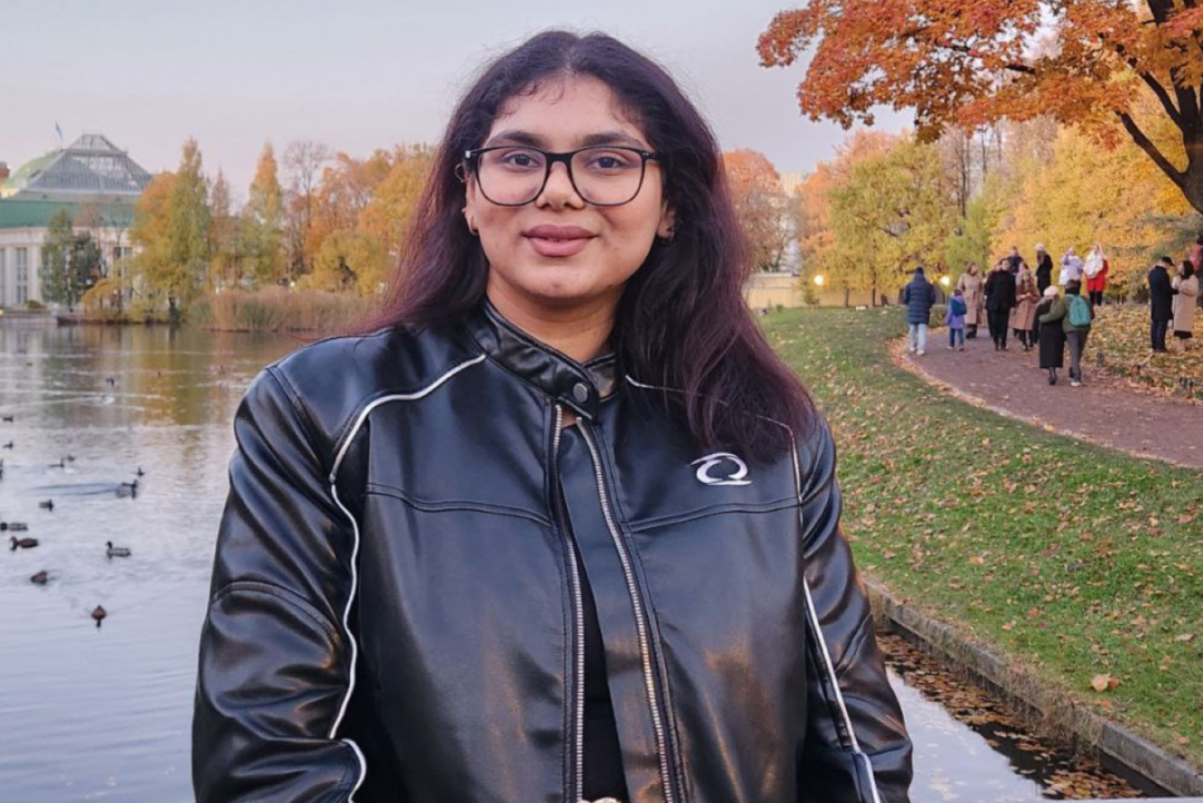 ‘HSE University–St Petersburg Teaches You to Think Globally’: Student from India Immerses Herself in Russian Media Landscape Illustration for news: ‘HSE University–St Petersburg Teaches You to Think Globally’: Student from India Immerses Herself in Russian Media Landscape